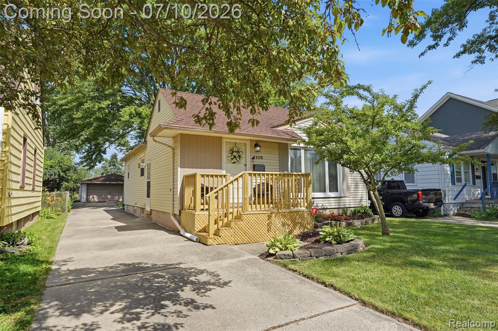 4108 Edgar Avenue, Royal Oak, MI 48073 — front exterior