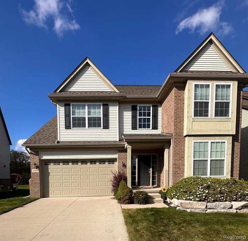 4769 N Stonegate Circle, Lake Orion, MI — front exterior