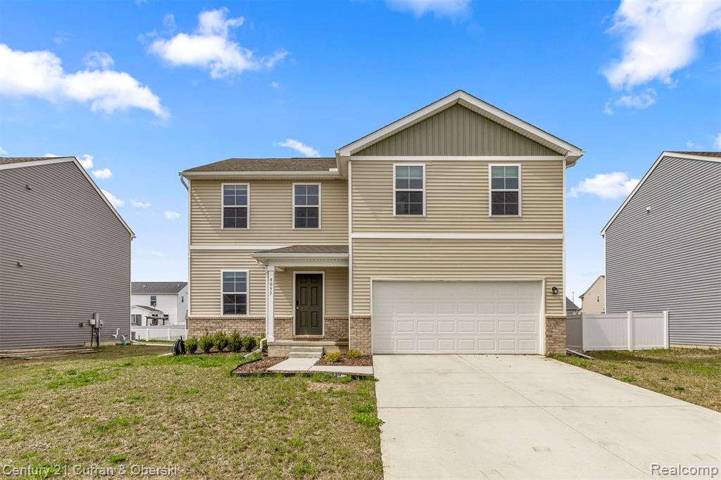9053 Sandstone Drive, Newport, MI 48166 — front exterior