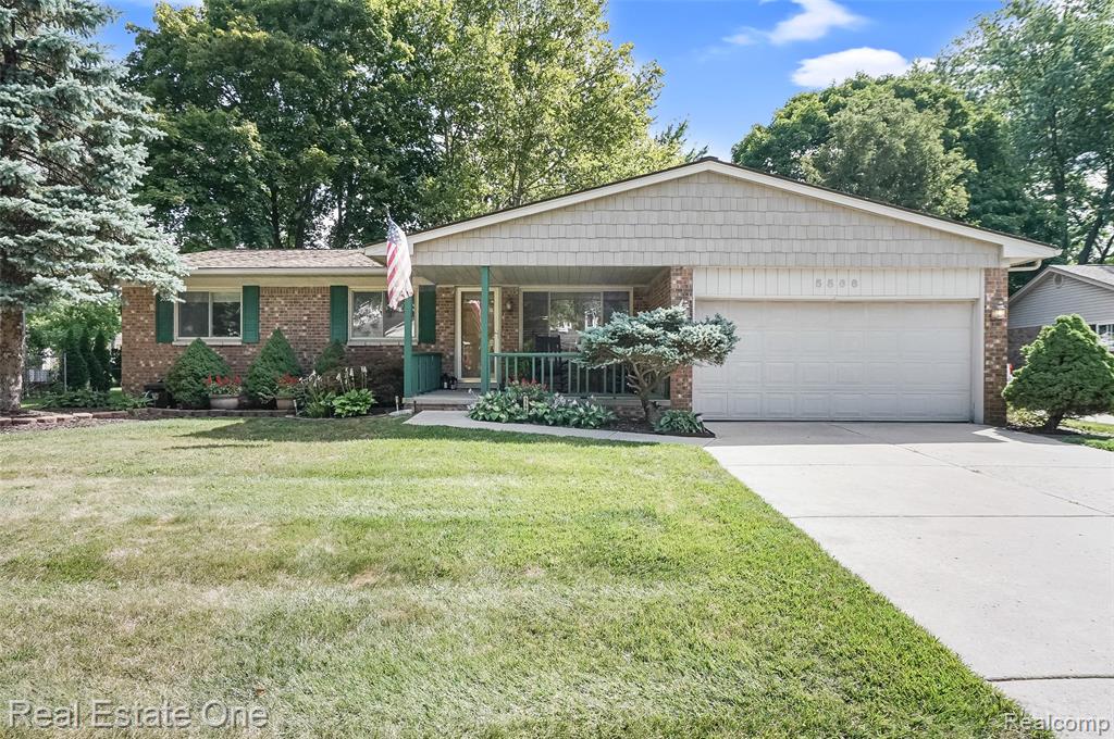 5566 Larkins Drive, Troy, MI 48085 — front exterior