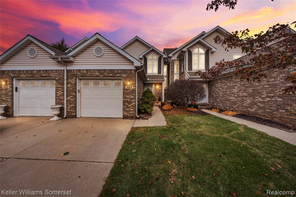 882 Natures Cove Court, Wixom, MI 48393 — front exterior