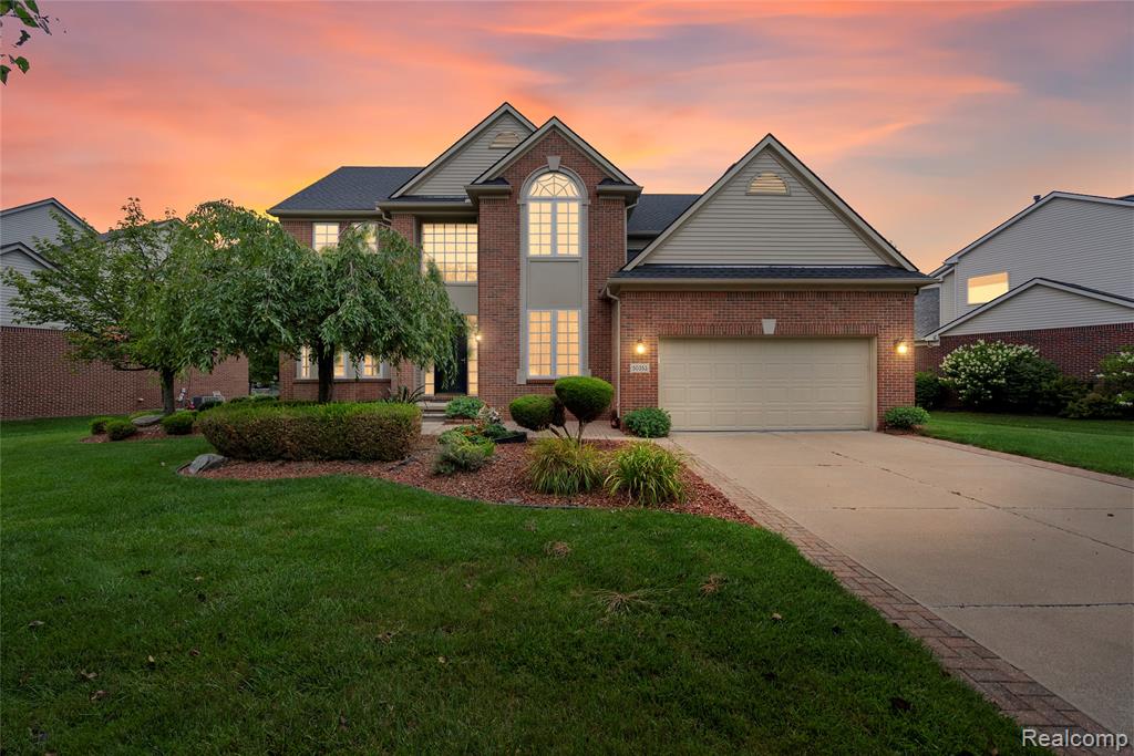 50353 Livingston Drive, Northville, MI — front exterior