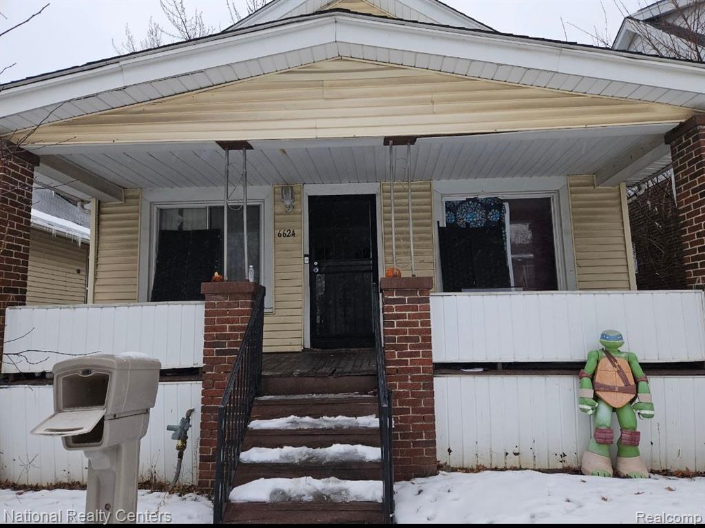 6624 BARTON Street, Detroit, MI 48210 — front exterior