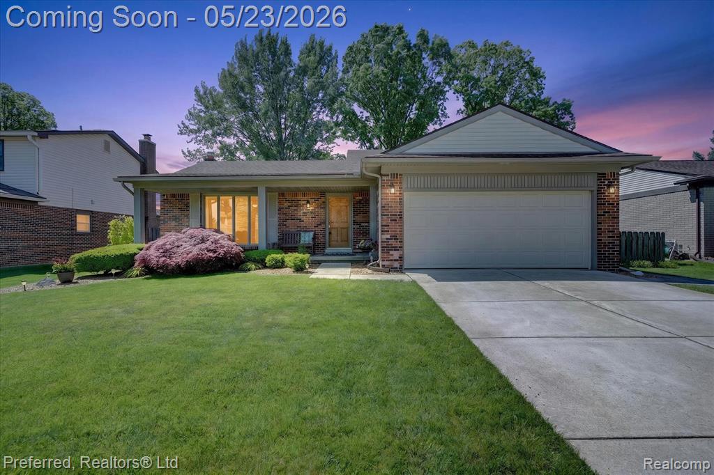 44181 Cranberry Drive, Canton, MI 48187 — front exterior