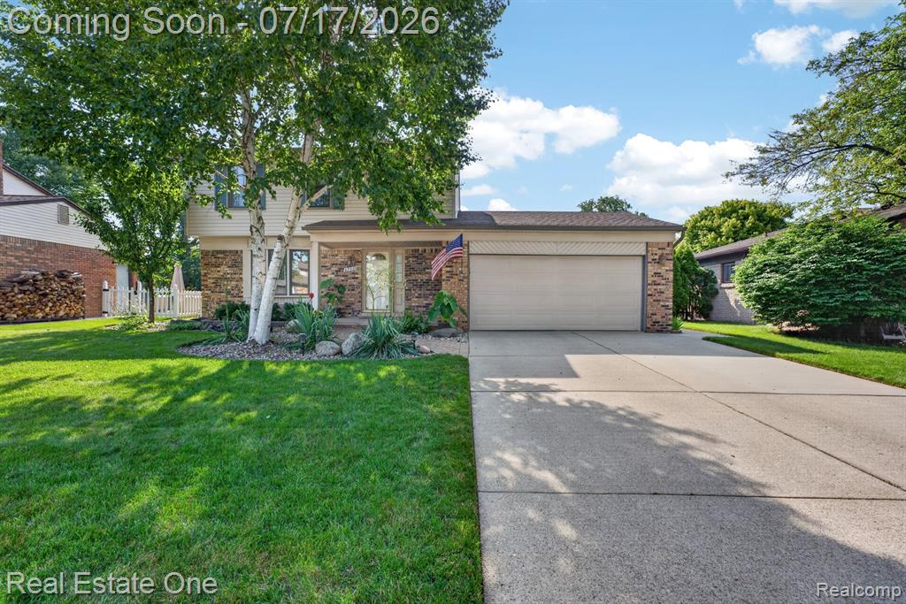 47380 Savannah Drive, Macomb, MI 48044 — front exterior
