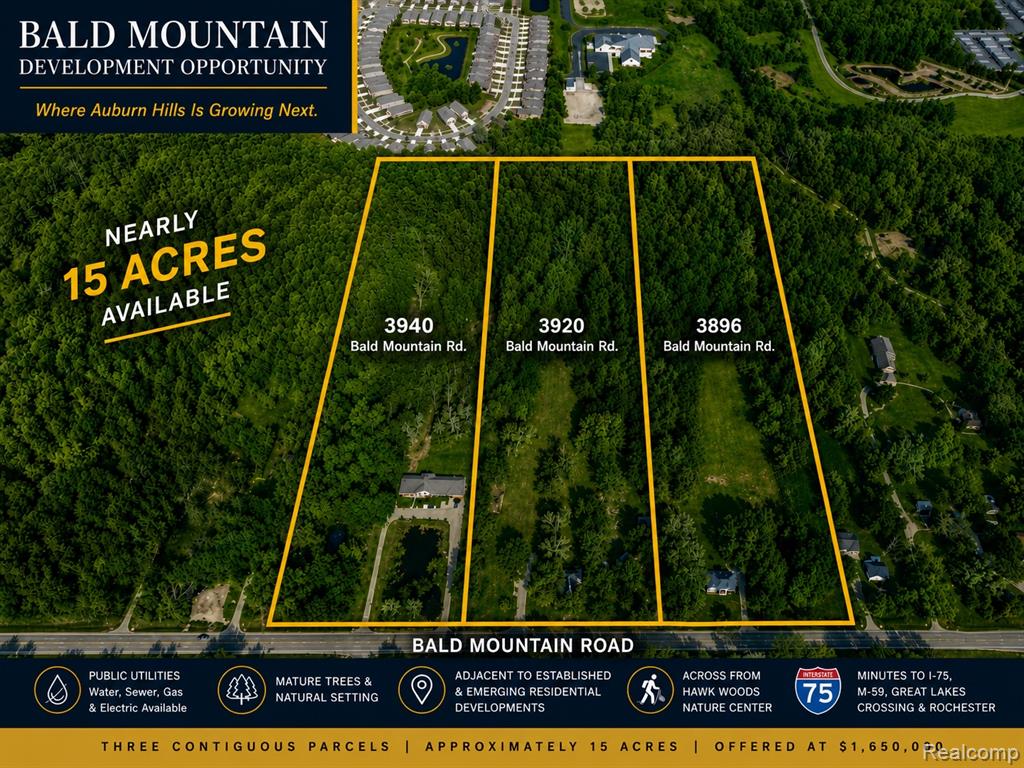 3940 3920 3896 Bald Mountain Road, Auburn Hills, MI 48326