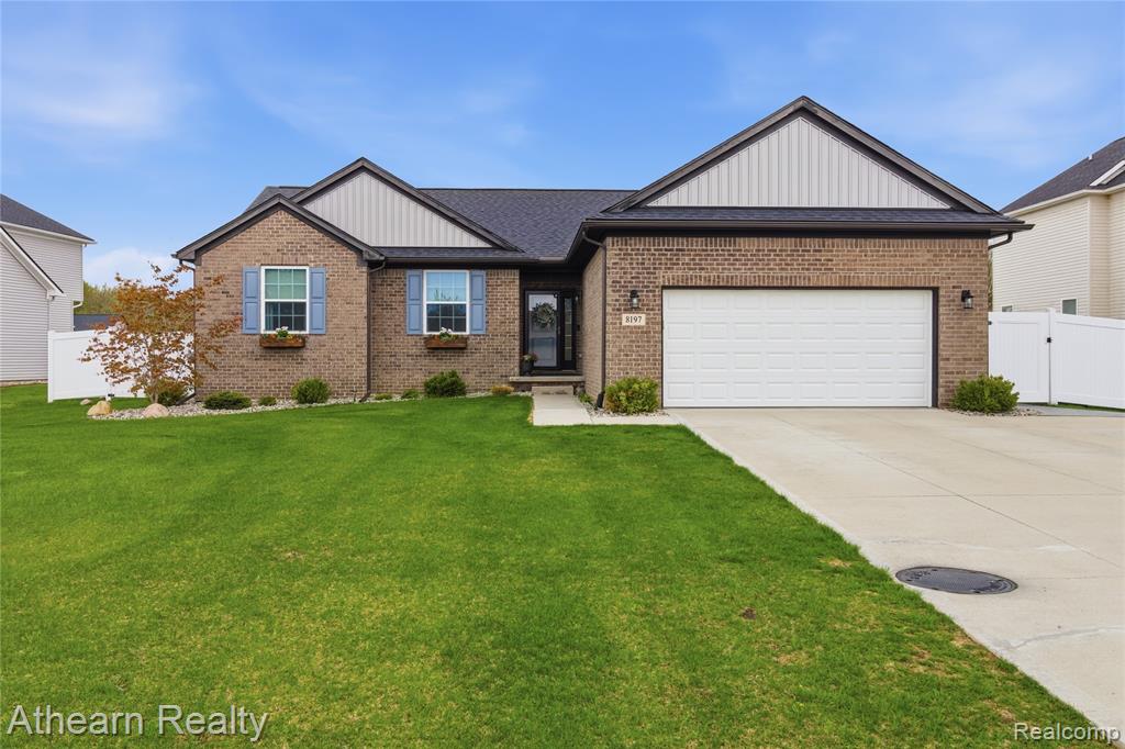 8197 Hidden Cove Court, Grand Blanc, MI 48439 — front exterior