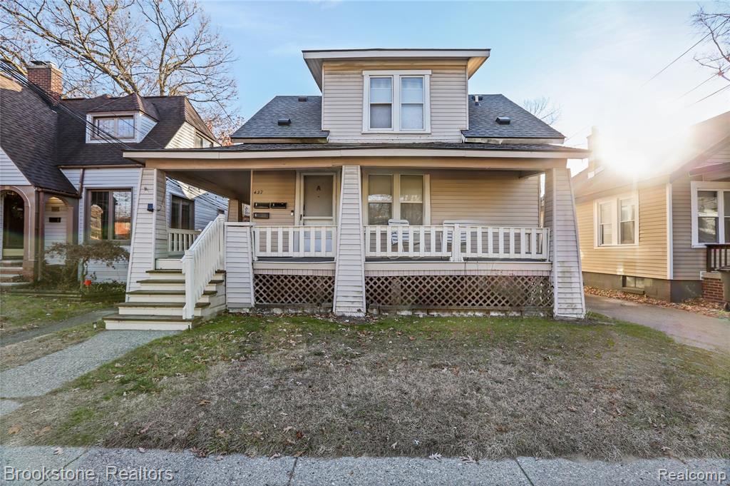 437 W Bennett Avenue, Ferndale, MI 48220 — front exterior