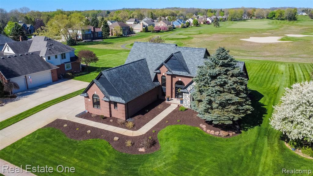 Aerial view of home located on Prestwick Golf Course