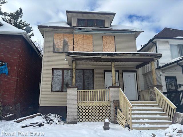 6185-87 AVERY Street, Detroit, MI 48208 — front exterior