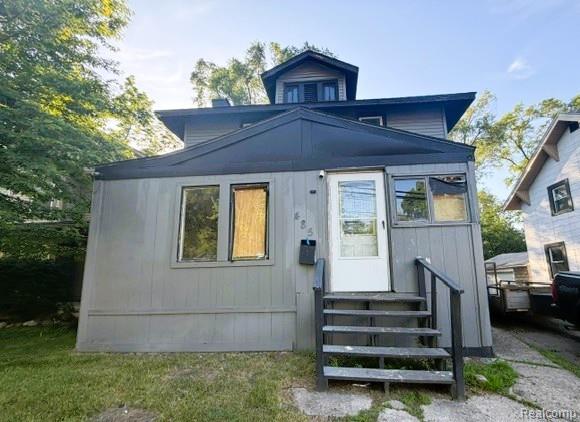 485 N Johnson Street, Pontiac, MI 48342 — front exterior