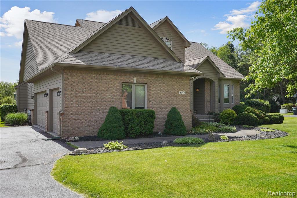 4747 WINDBERRY Lane, Milford, MI 48380 — front exterior