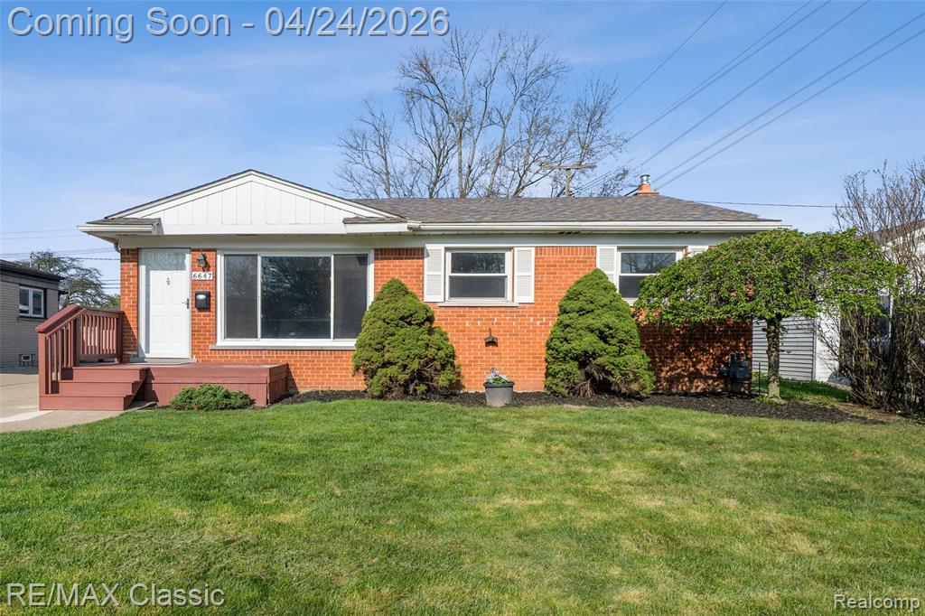 6647 Arcola Street, Garden City, MI — front exterior