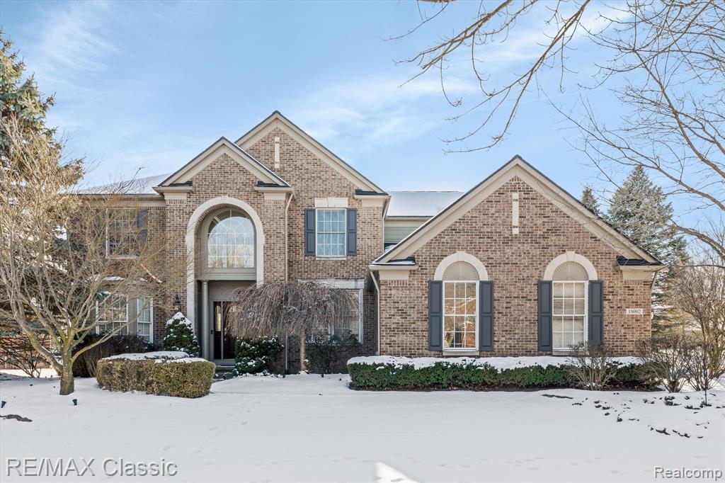 18002 STONEBROOK Drive, Northville, MI 48168 — front exterior