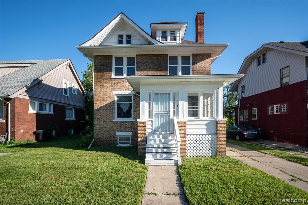 708 Webb Street, Detroit, MI 48202 — front exterior