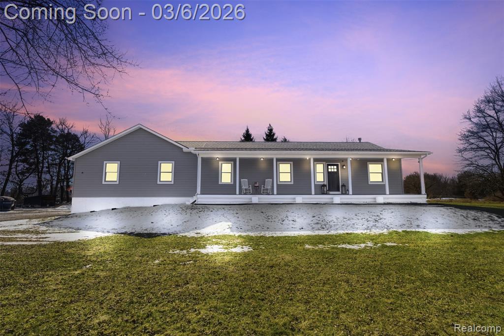 5809 Spears Road, Pinckney, MI 48169 — front exterior