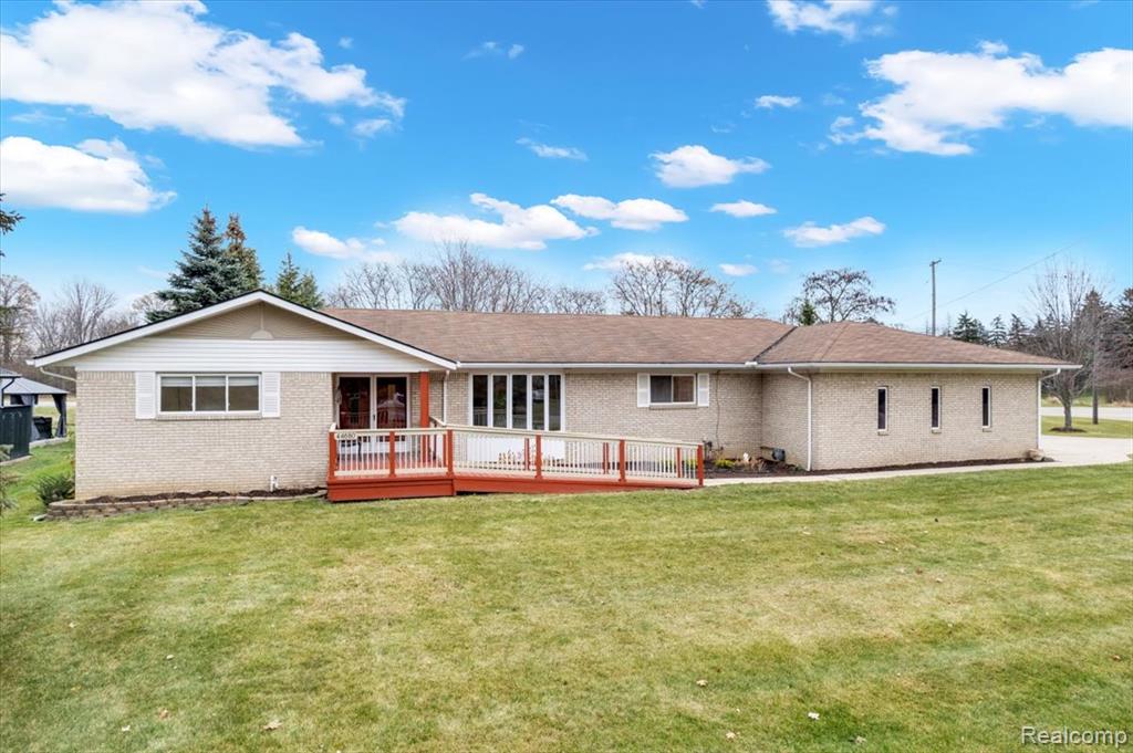 44680 Elizabeth Road, Clinton Twp, MI 48036 — front exterior