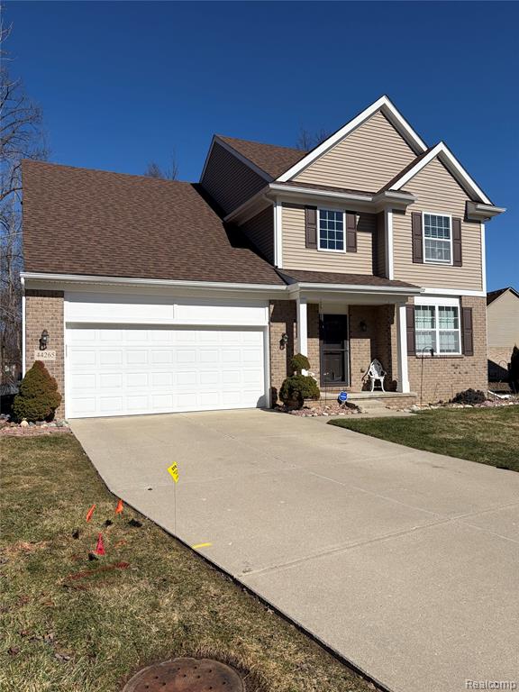 44265 Timberview Court, Belleville, MI 48111 — front exterior