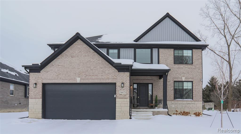 56675 Via Caterina Drive, Macomb, MI 48042 — front exterior