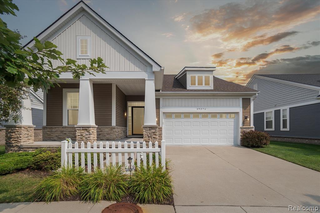 49276 Garden Lane, Canton, MI 48188 — front exterior