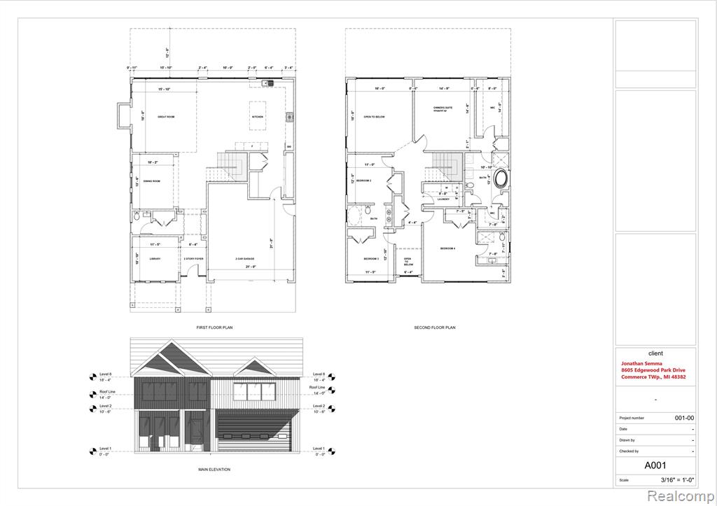 View of home floor plan