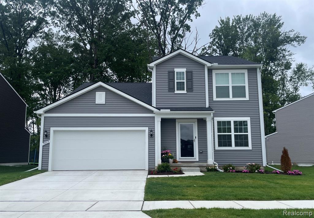 9263 HEMLOCK Lane, Dexter, MI 48130 — front exterior