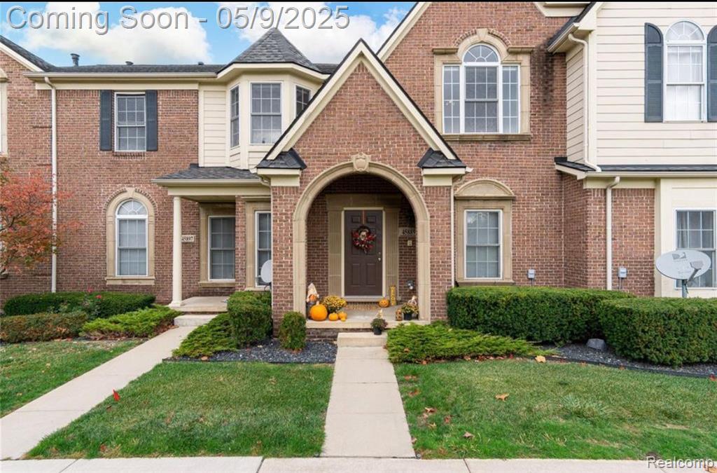 45889 GRAYSTONE Lane, Canton, MI 48187 — front exterior