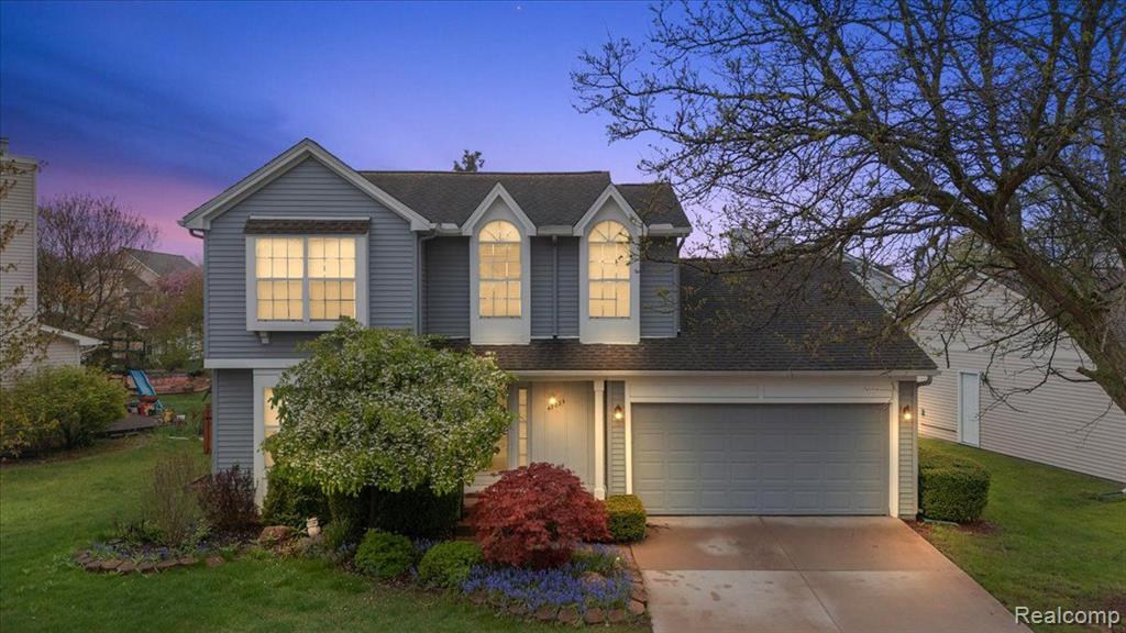47235 SCARLET Drive S, Novi, MI — front exterior