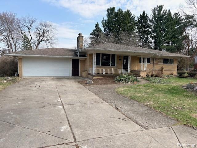421 Nesbit Lane, Rochester Hills, MI 48309 — front exterior