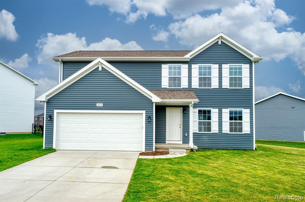 3078 IVY WOOD Circle, Howell, MI 48855 — front exterior