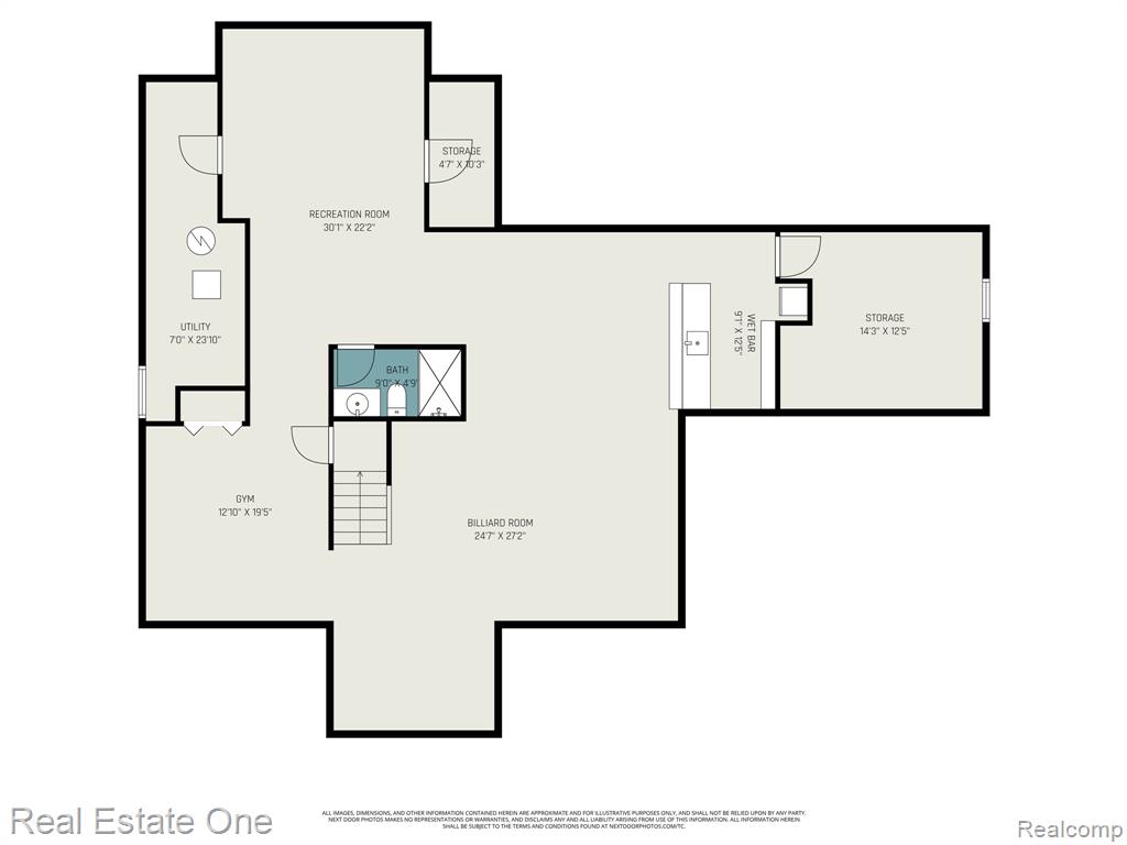 View of home floor plan