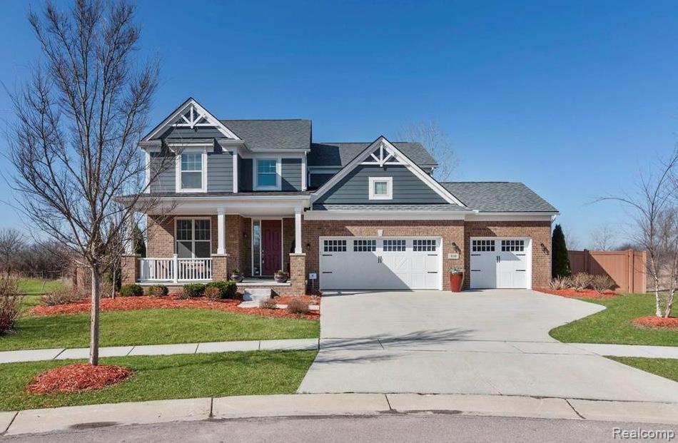 830 Lake Woods Drive, Canton, MI 48188 — front exterior