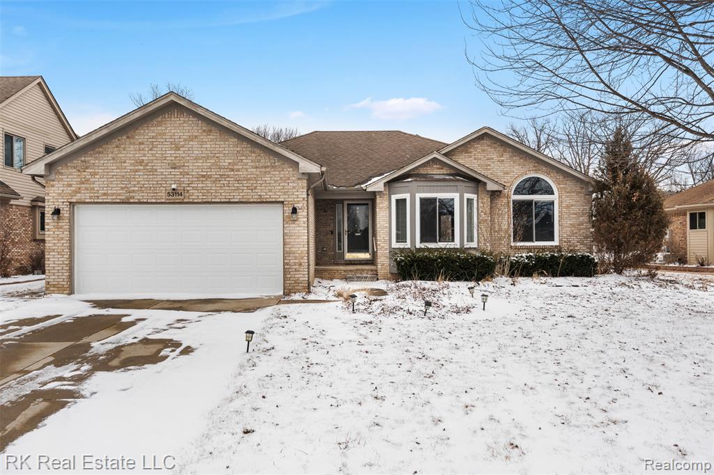 53114 Ridgewood Drive, Chesterfield, MI — front exterior
