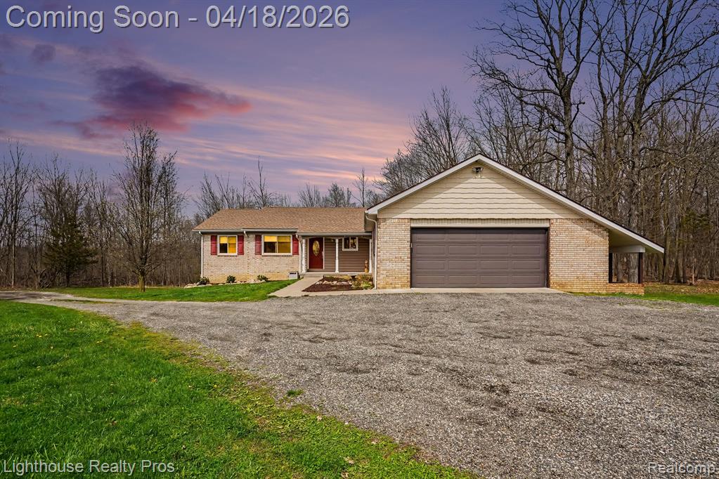 9110 Argentine Road, Linden, MI 48451 — front exterior