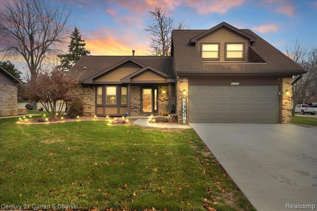 21539 Deerfield Drive, Woodhaven, MI 48183 — front exterior