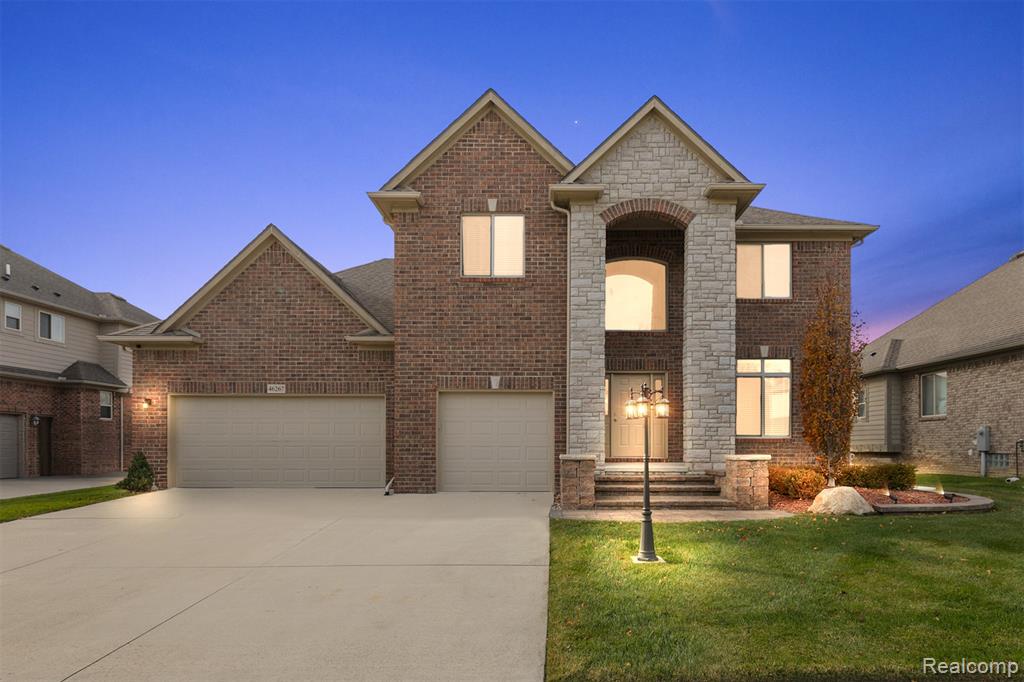 46267 Terrace Drive, Shelby Twp, MI 48317 — front exterior