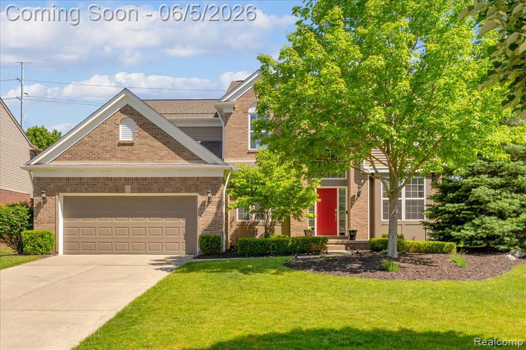 48794 Freestone Drive, Northville, MI 48168 — front exterior