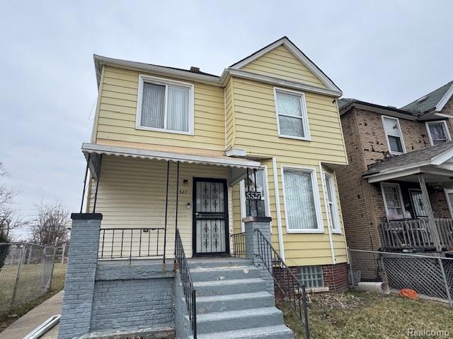 5527 Baldwin Street, Detroit, MI 48213 — front exterior