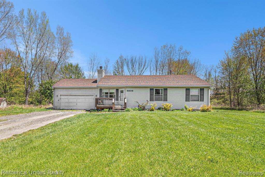 6606 PRESTON Road, Howell, MI 48855 — front exterior