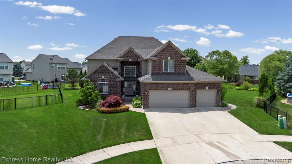 56713 Peach Tree Lane, Macomb, MI 48042 — front exterior