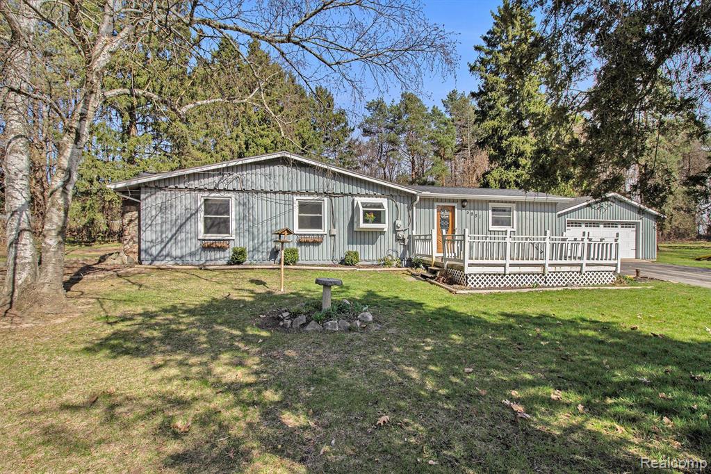 5951 Flemings Lake Road, Clarkston, MI — front exterior