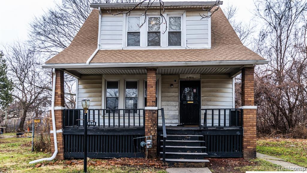 6585 HARTFORD Street, Detroit, MI 48210 — front exterior