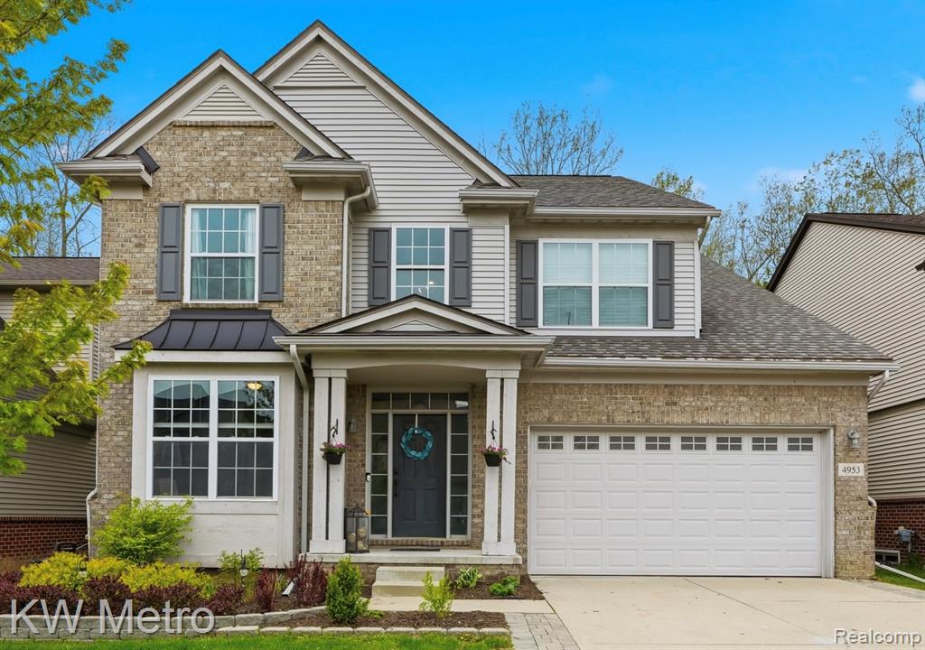 4953 W Stonegate Circle, Lake Orion, MI — front exterior