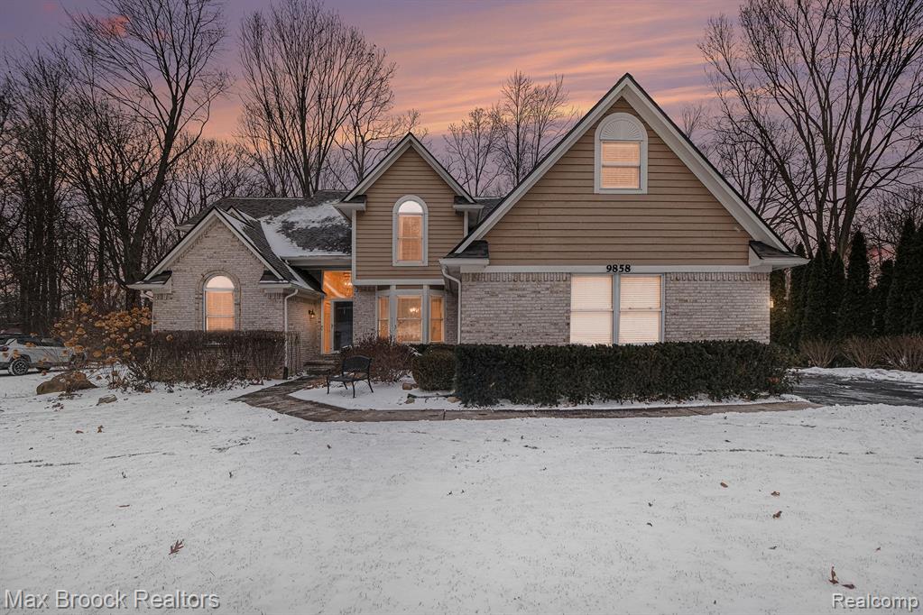 9858 Forest Ridge Drive, Clarkston, MI 48348 — front exterior