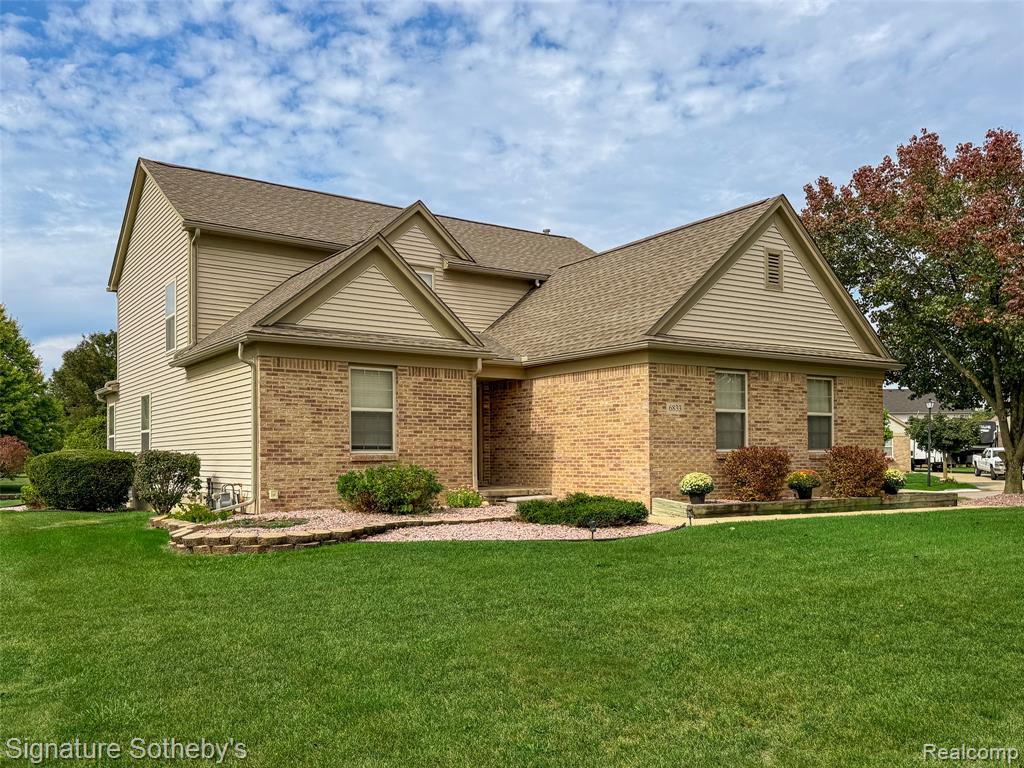 6833 Sadie Lane, Belleville, MI 48111 — front exterior
