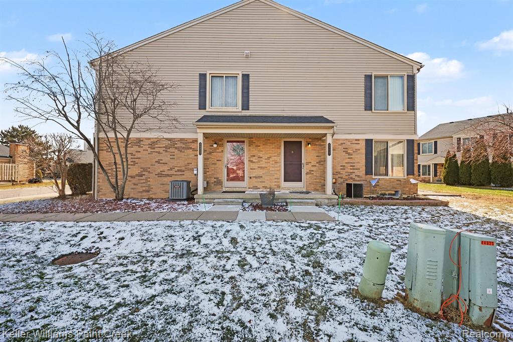 44643 Connecticut Court, Clinton Twp, MI 48038 — front exterior