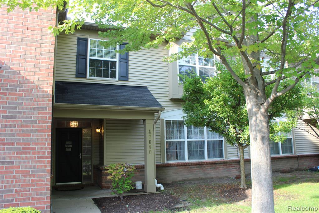 47640 PEMBROKE Drive, Canton, MI 48188 — front exterior