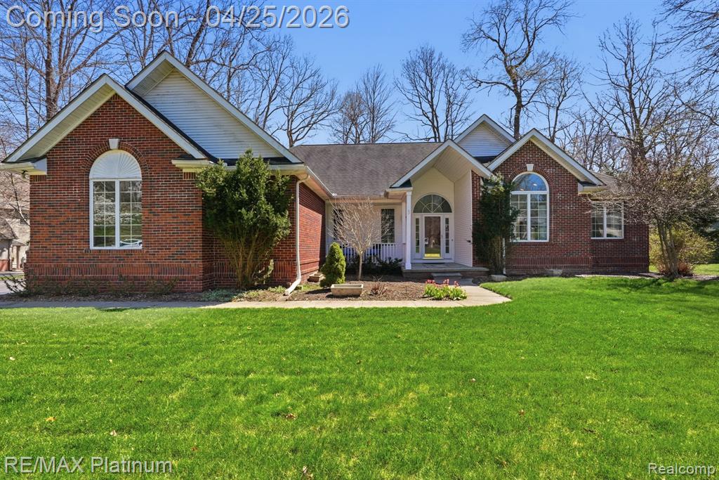 7548 Elmbrooke Way, Brighton, MI 48116 — front exterior