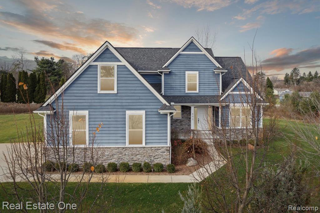 603 BRAXWOOD Place, Milford, MI 48381 — front exterior
