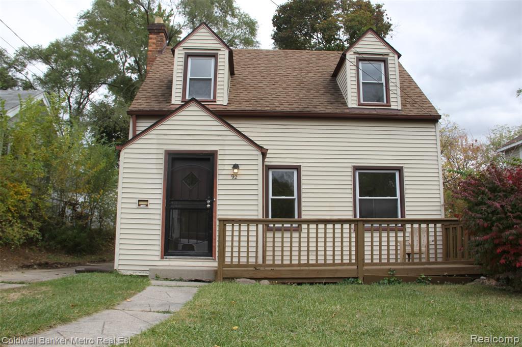 92 N Ardmore Street, Pontiac, MI 48342 — front exterior